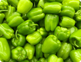 j & j family - green peppers